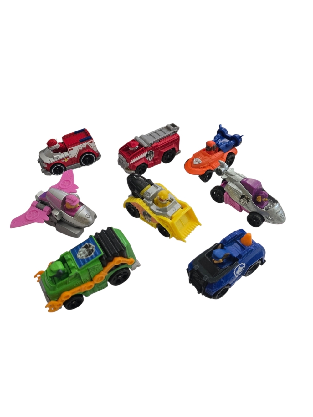 PAW Patrol Mini Vehicles Lot – Marshall Chase Skye Rubble Rocky Zuma Everest Toy